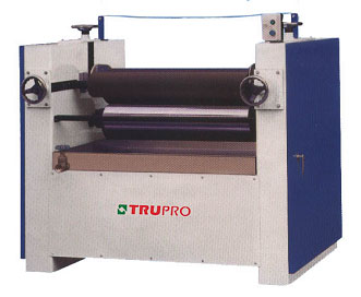 GSD-202B-2D / GSD-203B-2D Twin Surface Glue Spreader<br>Bakelite Roller & Rubber Roller