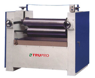 GSD-202S-1D / GSD-203S-1D Single Surface Glue Spread<br>Stainless Steel Roller & Rubber Roller