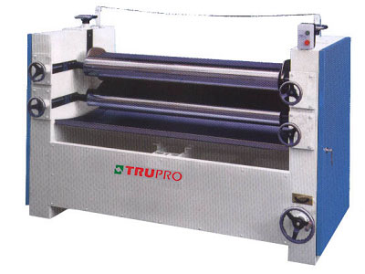 GSD-202S-2D / GSD-203S-2D Twin Surface Glue Spreader<br>Stainless Steel Roller & Rubber Roller