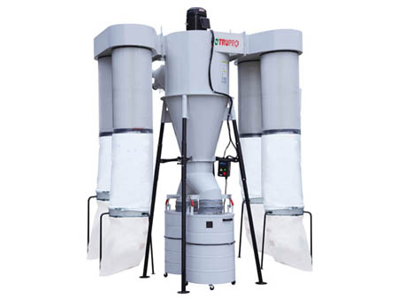 DE-210SECK 10 HP Two Stage Dust Cyclone With Auto Clean Canister System