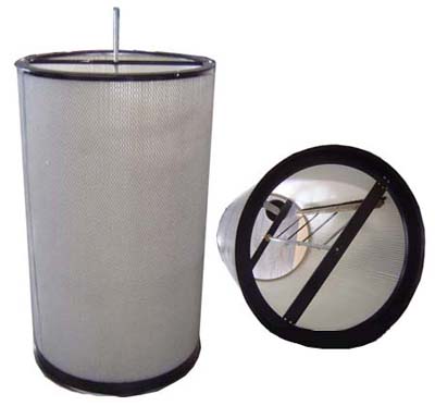 DE-500B / DE-600B Canister Filter (using fumigated wooden brush)