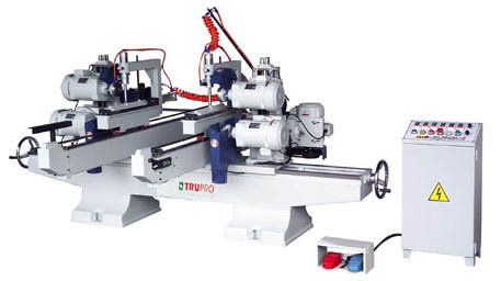 TEN-426AST / TEN-626AST / TEN-826AST Double Ended Upper & Lower Circular Saw With Vertical Shaft Machine